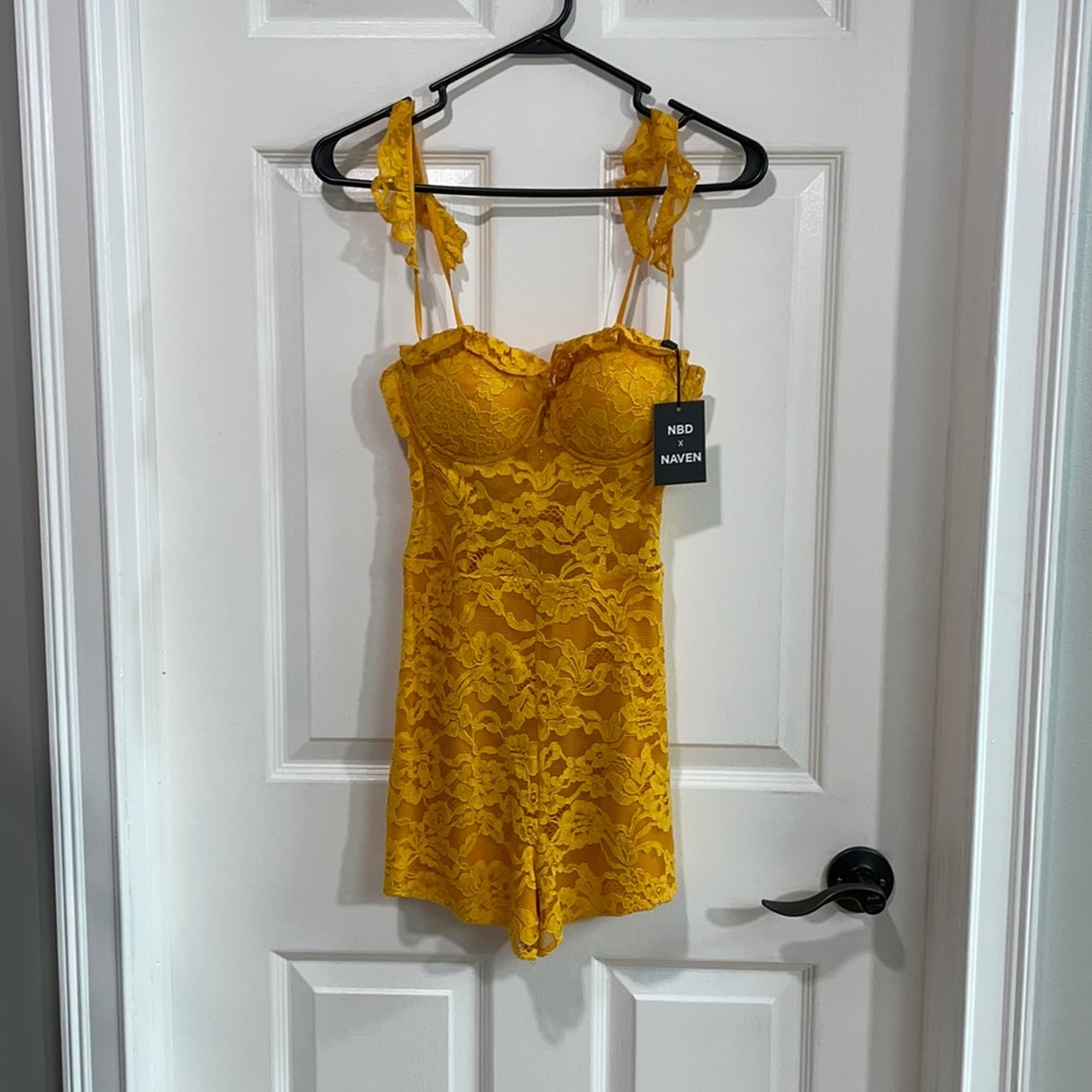 Sexy lace romper